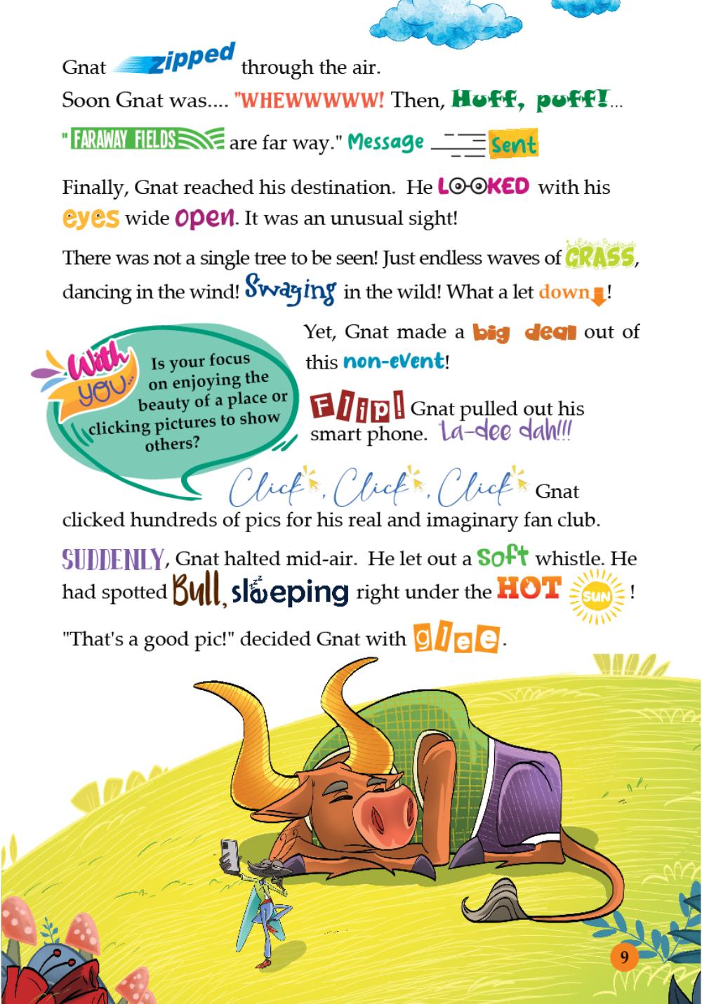 Aesop's 2.0, The Gnat and the Bull, Read and Enjoy
