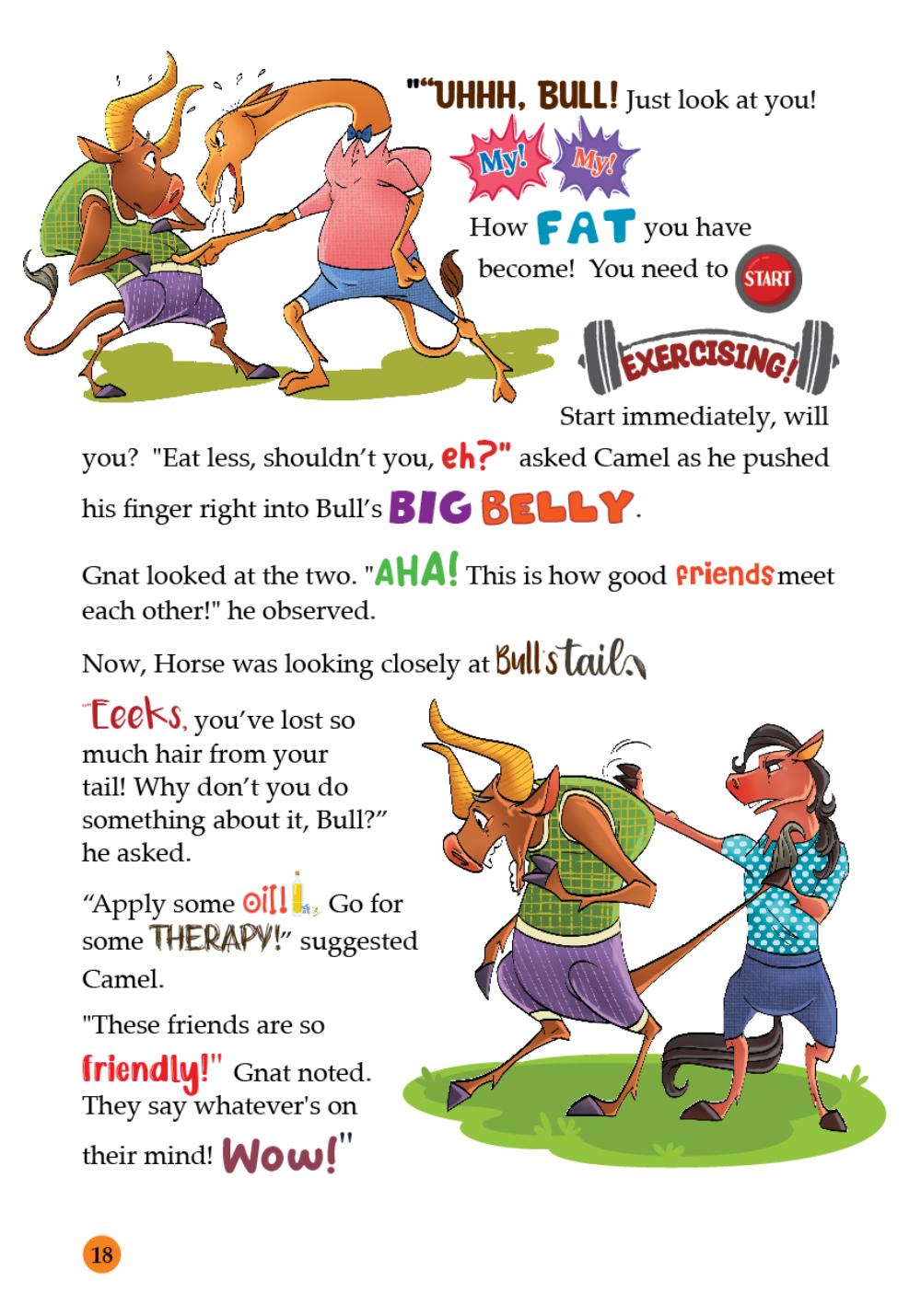 Aesop's 2.0, The Gnat and the Bull, Read and Enjoy