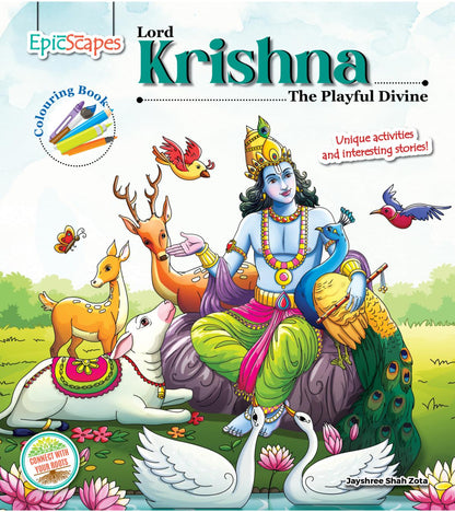 Lord Krishna Colouring Book, The Playful Divine