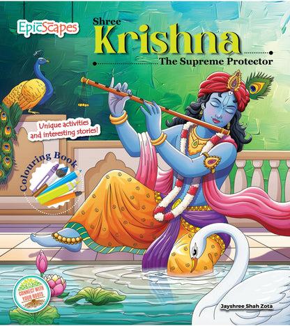 Shree Krishna Colouring Book, The Supreme Protector