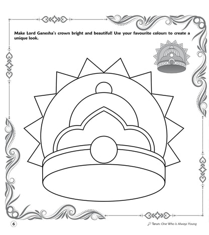 Lord Ganesha, Colouring Book, The God of New Beginnings