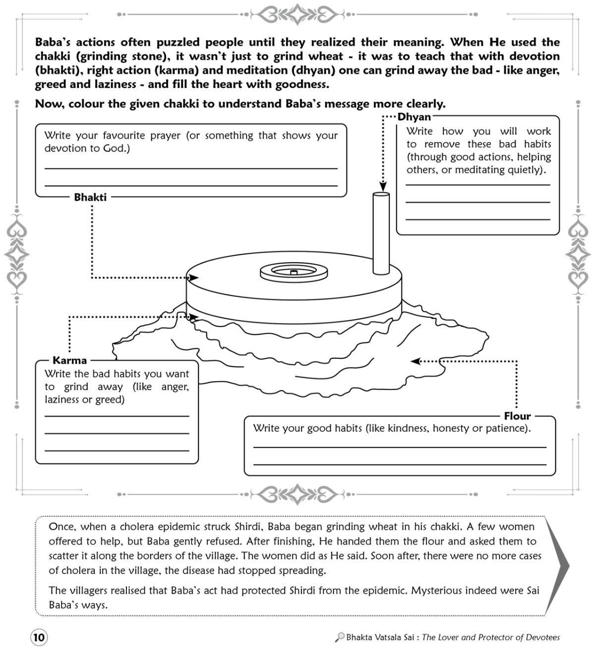 Sai Baba Colouring Book - The Miracle of Shirdi